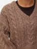 Vero Moda Strickpullover in Fossil