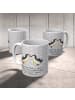 Mr. & Mrs. Panda Coffee Mug Pinguin Liebe mit Spruch in Grau Pastell