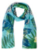 Marie Lund Schal in aqua mehrfarbig - 0003