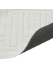 Beliani Kurzflor TAMIREL in Weiß - (W) 160 x (L) 160 cm
