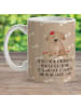 Mr. & Mrs. Panda Becher Hund Dame mit Spruch in Hundeglück