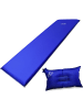 Normani Outdoor Sports Selbstaufblasbare Luftmatratze und Luftkissen in Blau