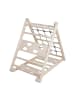 roba Kletterdreieck Holz, mit Seil & Sprossen, Natur/Grau, ab 24 Monaten