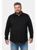 Men Plus Hemd in schwarz