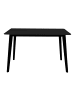 ebuy24 Esstisch Vojens Schwarz 70 x 120 cm