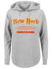 F4NT4STIC Oversized Hoodie New York OVERSIZE HOODIE in grau