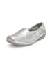 VITAFORM Hirschleder Mokassins in silber