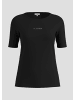 s.Oliver T-Shirt kurzarm in Schwarz