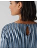 OPUS Rundhalspullover für Damen in blau