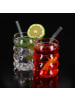 relaxdays 4x Trinkgläser in Transparent - 350 ml