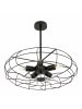 Licht-Erlebnisse Deckenlampe Ø 56 x (H)58 cm in Schwarz