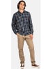 Reell T-Shirt "Alvar Check Shirt" in Blau