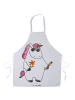 Mr. & Mrs. Panda Schürze Einhorn Woodstock ohne Spruch in Weiß