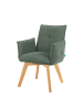DUBI Möbel 2er-Set: Drehstuhl Mika-Tom in Grün - (B)60 x (H)88 x  (T)63 cm