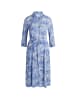 Noa Noa Kleid LivaNN in Print Blue-Rose