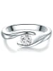 Trilani Ring aus Sterling Silber mit Zirkonia in silber