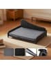 relaxdays Hundebett "L" in Grau – (B)63 x (H)25 x (T)46 cm