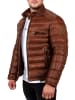 Reichstadt Herren Regular Fit Jacke Echtleder in Cognac
