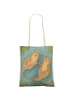 Mr. & Mrs. Panda Shopper Bag Otter Hände halten Design ohne Spruch in Weiß