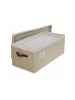 relaxdays Weihnachtskugel-Aufbewahrungsbox in Beige - (B)66,5 x (H)26 x (T)33 cm