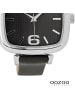 Oozoo Analog-Armbanduhr Oozoo Timepieces schwarz, grau extra groß (ca. 42x42mm)