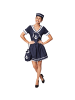 tectake Wunderschönes Kleid im Marinelook, blau