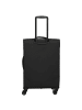 travelite Umbria - 4-Rollen-Trolley M 67 cm erw. (schwarz) in schwarz