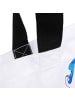 Mr. & Mrs. Panda Strandtasche Einhorn Mann mit Spruch in Weiß