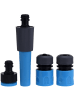 PROGARDEN Gartenschlauch-Düsen, 4er-Set in Blau, (B) 3,5 x (H) 21 x (L) 14 cm