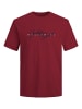 Jack & Jones T-Shirt 'Inwood' in rot