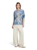 Betty Barclay Feinstrickpullover mit Print in Blue/Camel