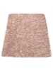 KADIMA DESIGN Hochflor Teppich Shaggy waschmaschinenwaschbar Einfarbig in Rosa