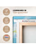 MuchoWow Leinwand Bilder Detailreiche Weltkarte