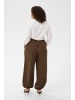 KAFFE curve Casual Hose KCyasmina Loose fit in Chocolate Brown CC