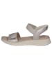 Caprice Sandale in PLATIN METAL.