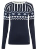 AJC Jacquardpullover in marine-hellblau-offwhite