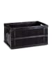 relaxdays 10x Transportbox in Schwarz - 60 l