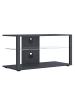 VCM  TV Lowboard Konsole Rack Folas L in Schwarz