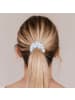 Claide Scrunchie Malie  in  Weiß, Blau