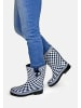 MADSea Gummistiefel Checkered in dunkelblau