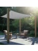 relaxdays Sonnensegel in Dunkelgrau - 2 x 2 m