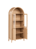 Beliani Vitrine MONTREAL in Braun - (W) 78 x (H) 180 x (L) 39 cm