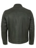 JILANI Lederjacke Lammnappa in Petrol