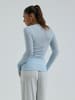 Seamless Basic Top Cotton in Hazy Sky