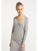 usha BLUE LABEL Strickpullover in Silber Grau