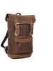 Greenburry Vintage Rucksack Leder 42 cm Laptopfach in brown