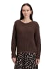 Betty Barclay Grobstrick-Pullover mit Pailletten in Light Maroon
