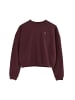 Polo Club Sweatshirt in Burgundisch