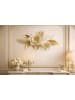 möbel-direkt Wanddekoobjekt Blüten-/Blättermotiv in gold