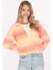 myMo Damen Cardigan in Orange Mehrfarbig
